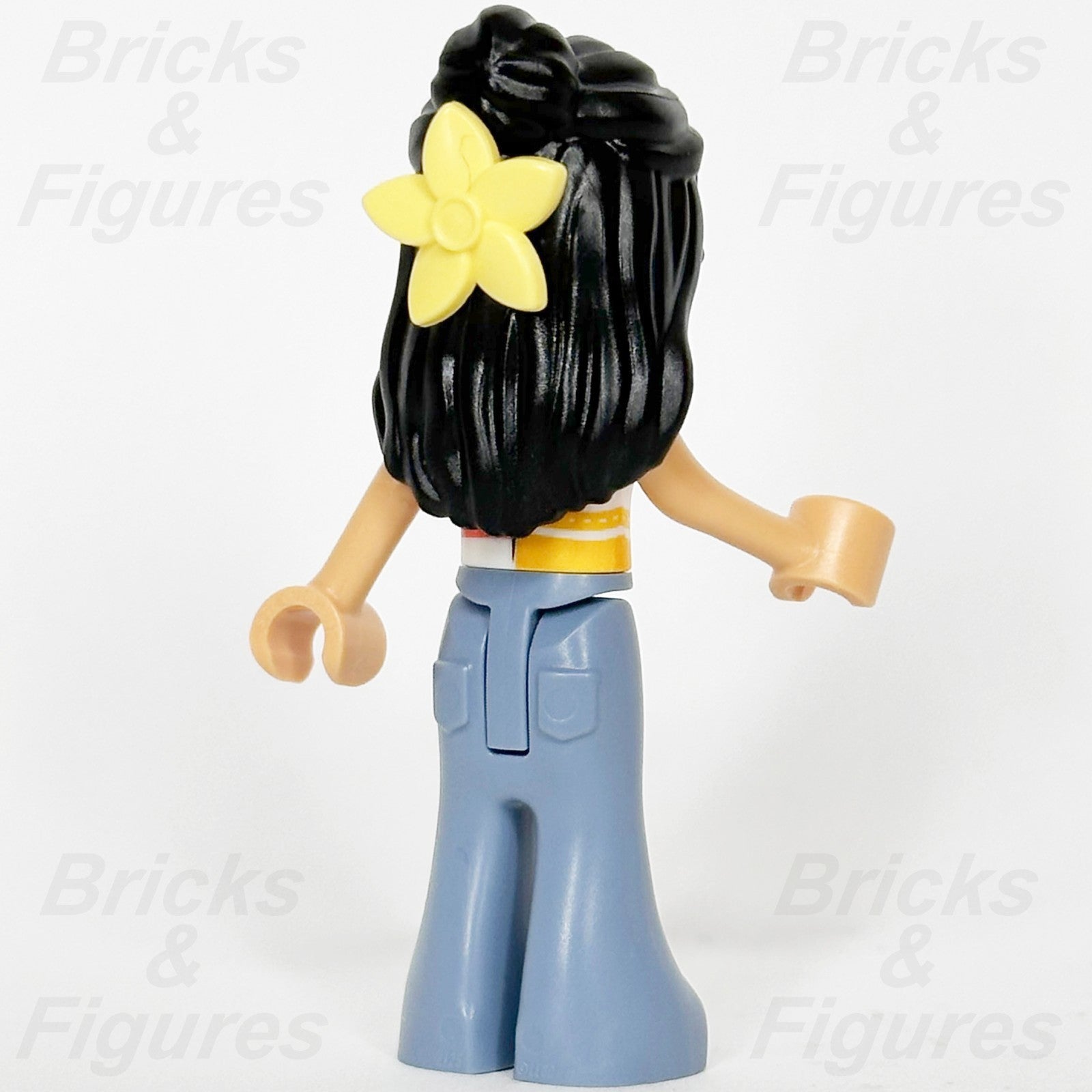 LEGO Friends Liann Minifigure Sand Blue Trousers Flower Minifig 41757 frnd06242