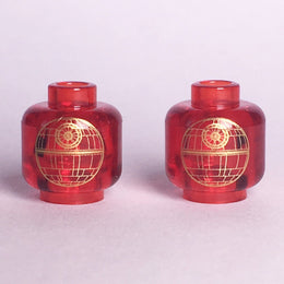 LEGO Star Wars Death Star Plans Part Minifigure Head 3626bpb0330 8039 x 2 - Bricks & Figures