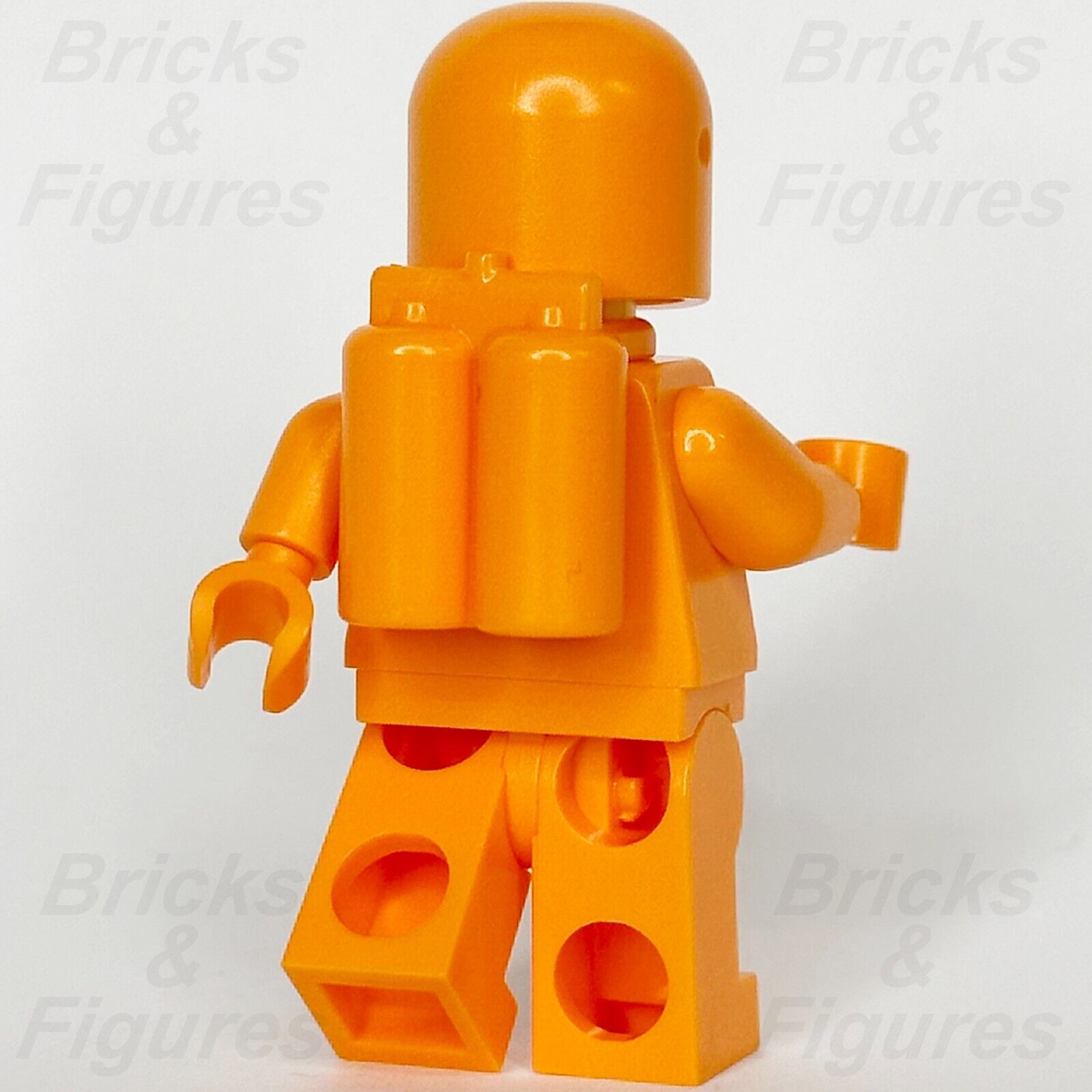 LEGO Space Orange Astronaut Minifigure Classic Air Tanks A Visual History sp130 - Bricks & Figures