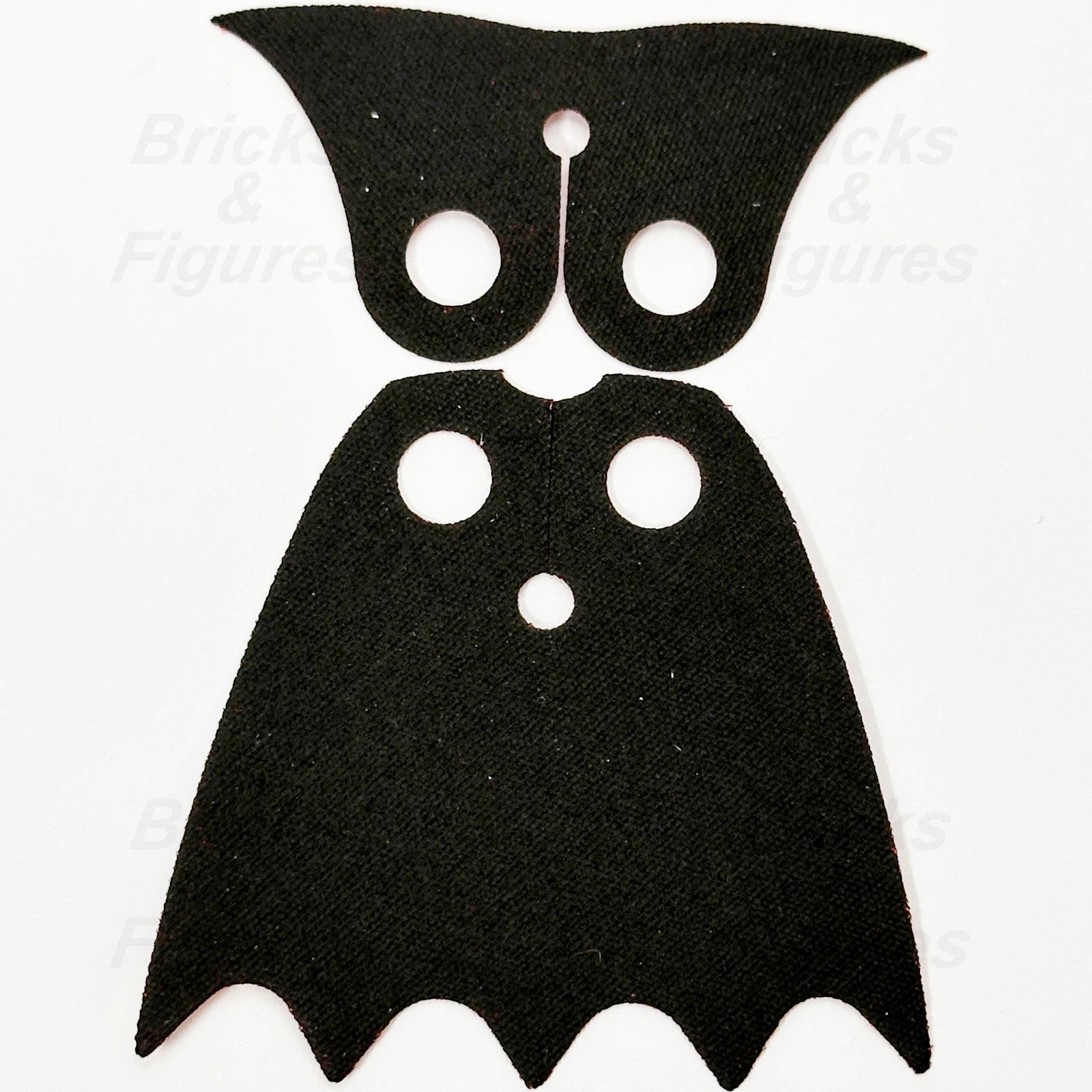 LEGO Vampire Red Black Cape & Collar Minifigure Part Cloth Starched Fabric 759041
