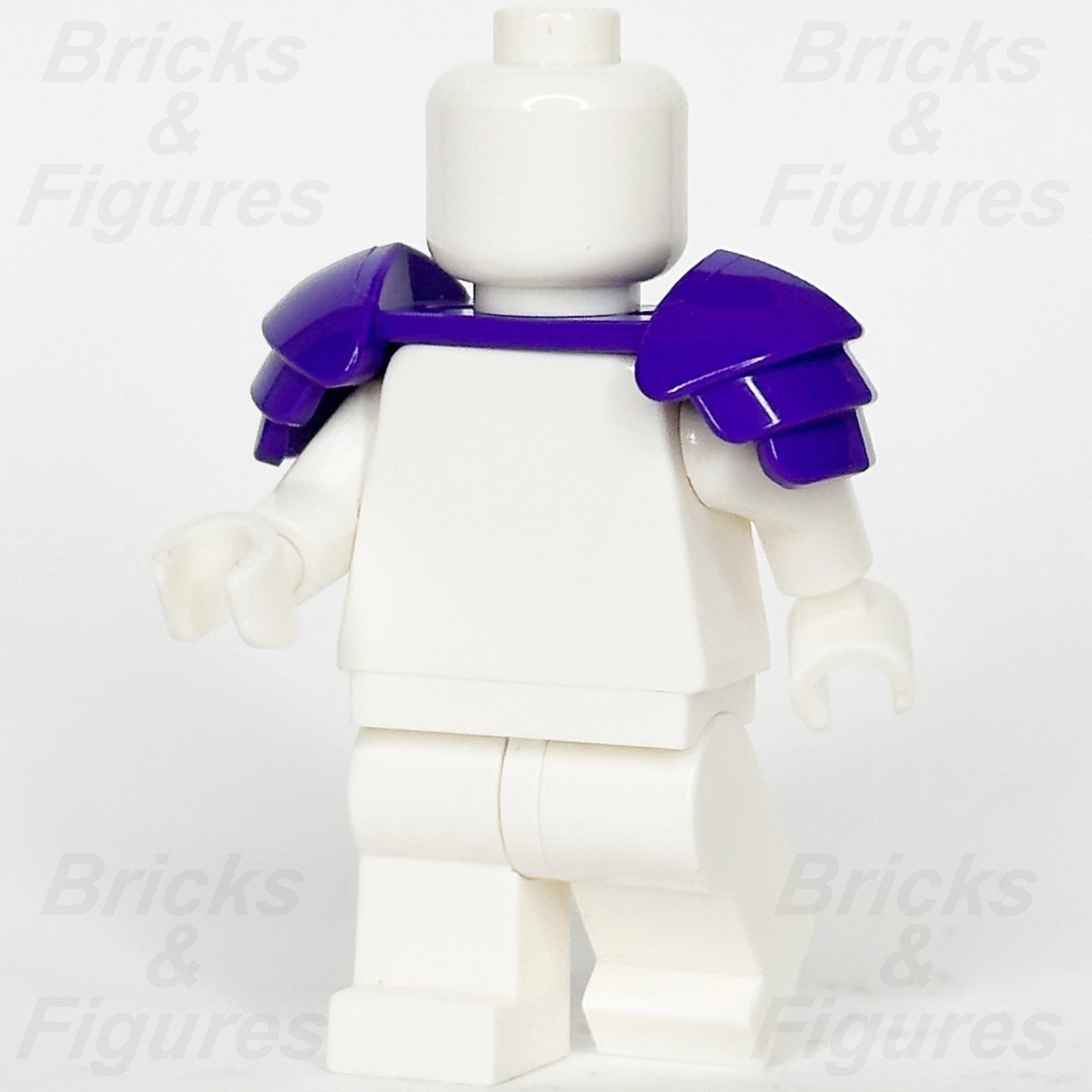 LEGO Shoulder Armour Knight Minifigure Part Dark Purple 37614 Armor Pads Ridged1