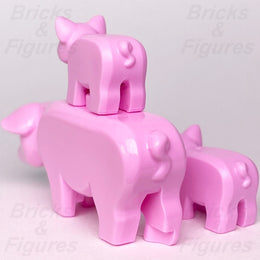LEGO® City Bright Pink Pig w/ Piglet Pack Animal Minifigure Part Farm Ideas x 32