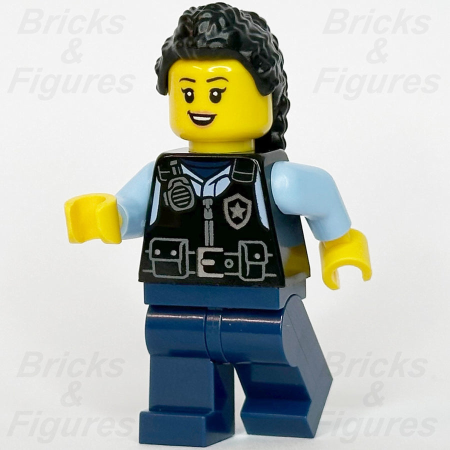 LEGO® City Police Officer Minifigure Town Female Safety Vest Badge 60419 cty17030