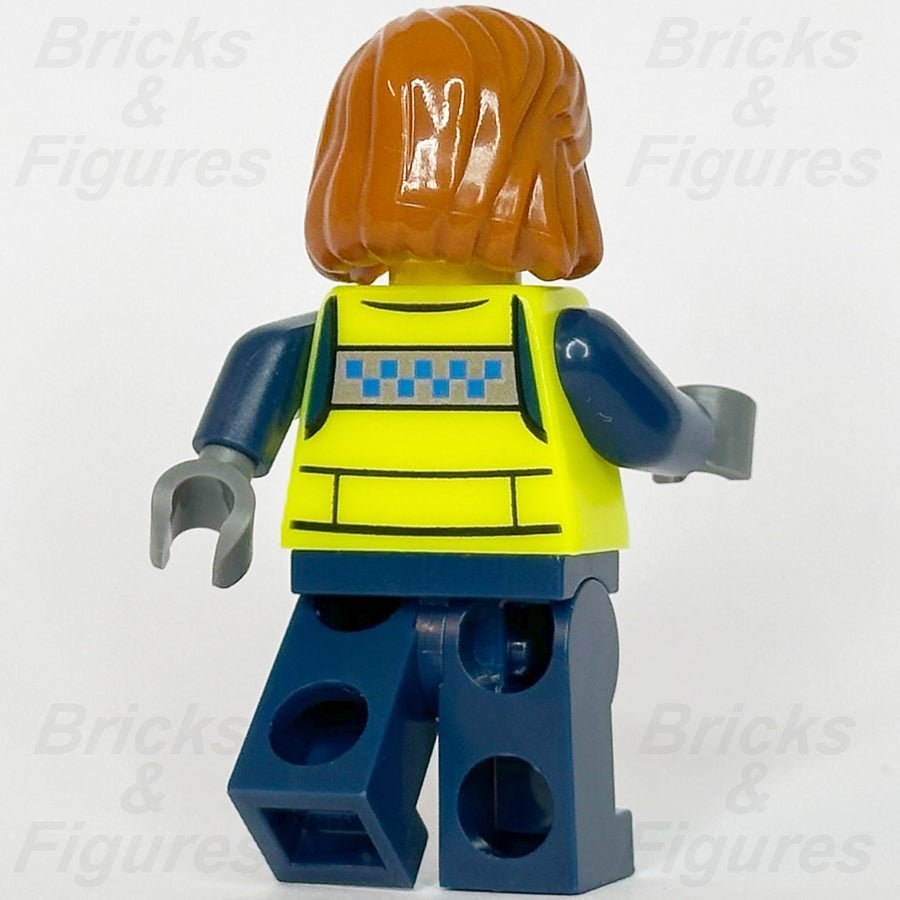 LEGO® City Police Officer Minifigure Town Female Neon Yellow Vest 60508 cty19902