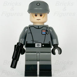 LEGO Star Wars Imperial Officer Minifigure Junior Lieutenant Rank 75252 sw1043 - Bricks & Figures