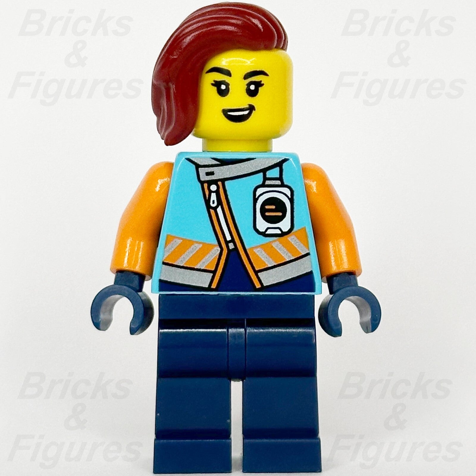 LEGO City Arctic Explorer Minifigure Town Female Dark Red Hair 60379 cty16571