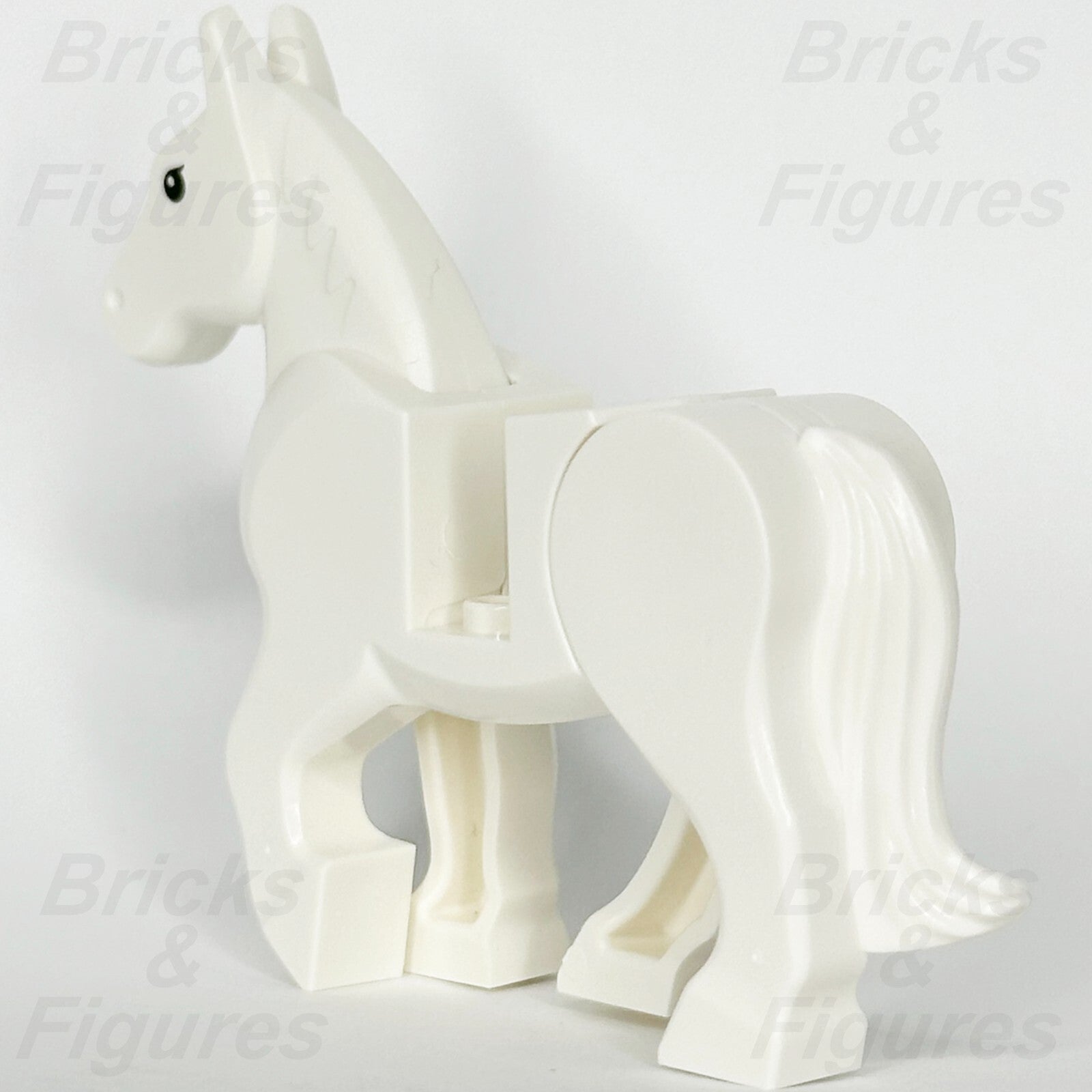 LEGO White Horse Minifigure Animal Part Movable Legs 76266 Minifig 10352c01pb093