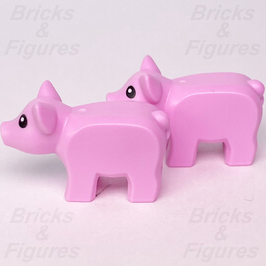 LEGO® City Bright Pink Baby Piglet Animal Minifigure Part Pig Farm 6319751 x 21