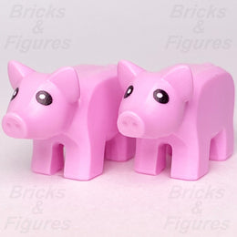 LEGO® City Bright Pink Baby Piglet Animal Minifigure Part Pig Farm 6319751 x 20