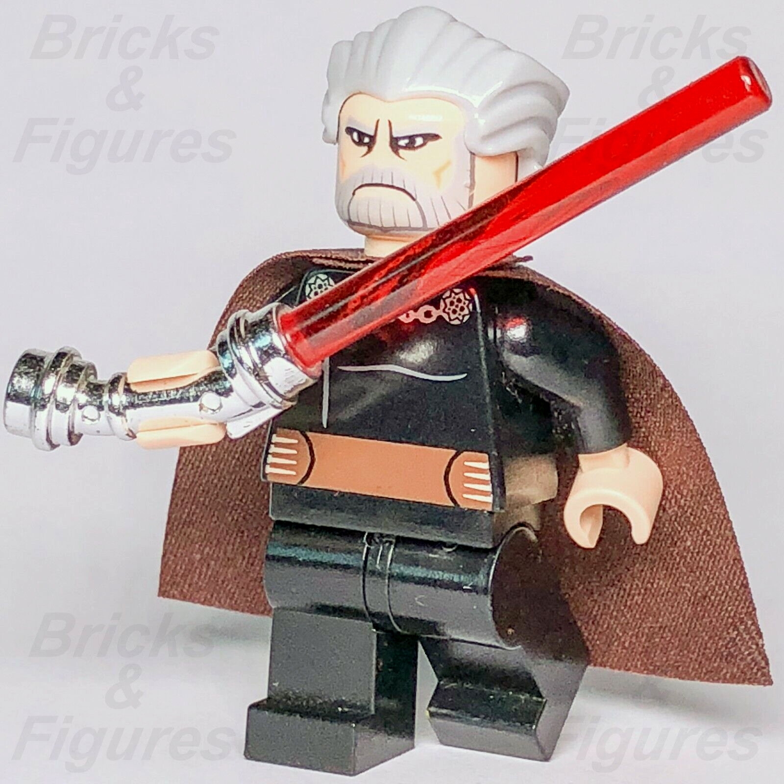 Used LEGO Star Wars Count Dooku Minifigure Sith Lord The Clone Wars 9515 sw02240