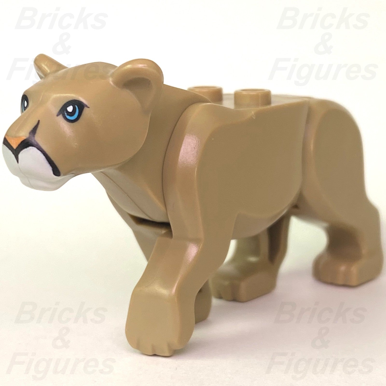 LEGO City Mountain Lion Animal Minifigure Part Police Large Cat 60174 Dark Tan1
