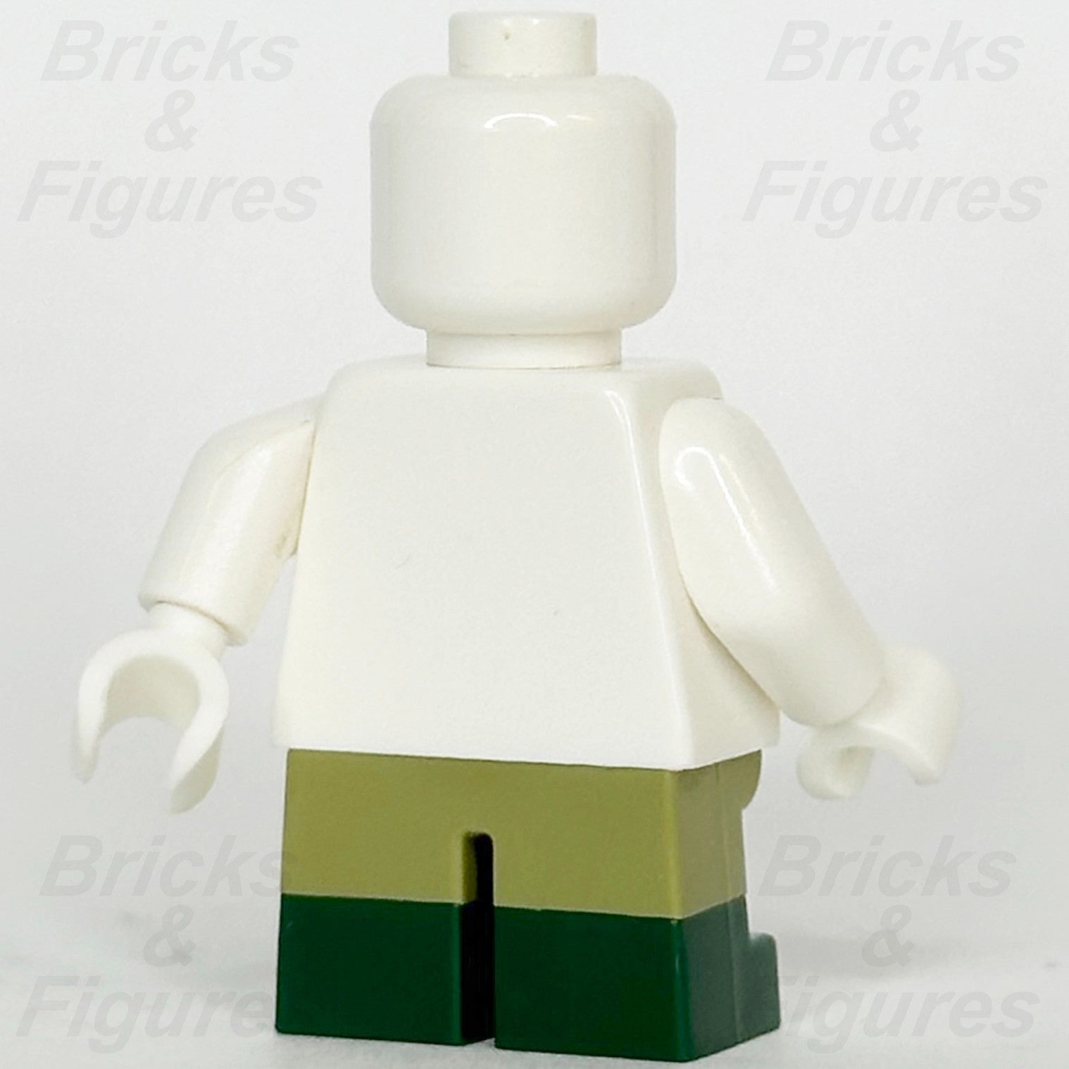 LEGO Olive Green Short Legs Dark Green Boots Minifigure Part Hips Minifig 418792