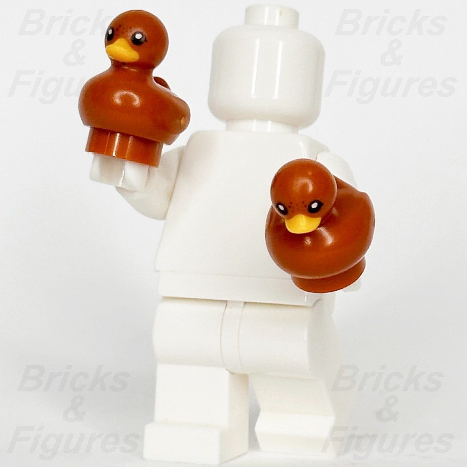 LEGO® Dark Orange Duckling Baby Duck Reddish Brown Spots Animal 49661pb03 x 21