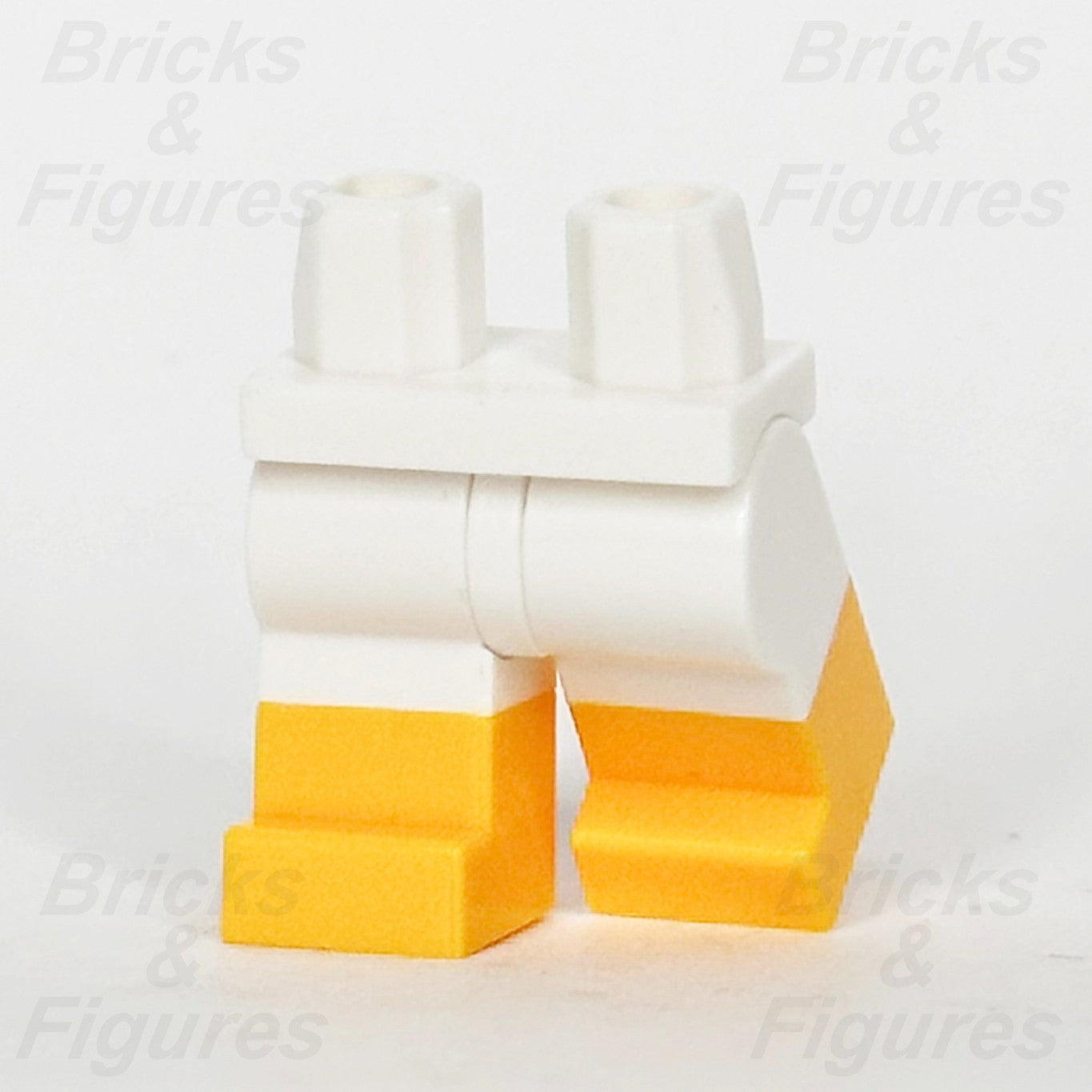 LEGO White Legs Bright Light Orange Boots Minifigure Part Hips Lower 64110080