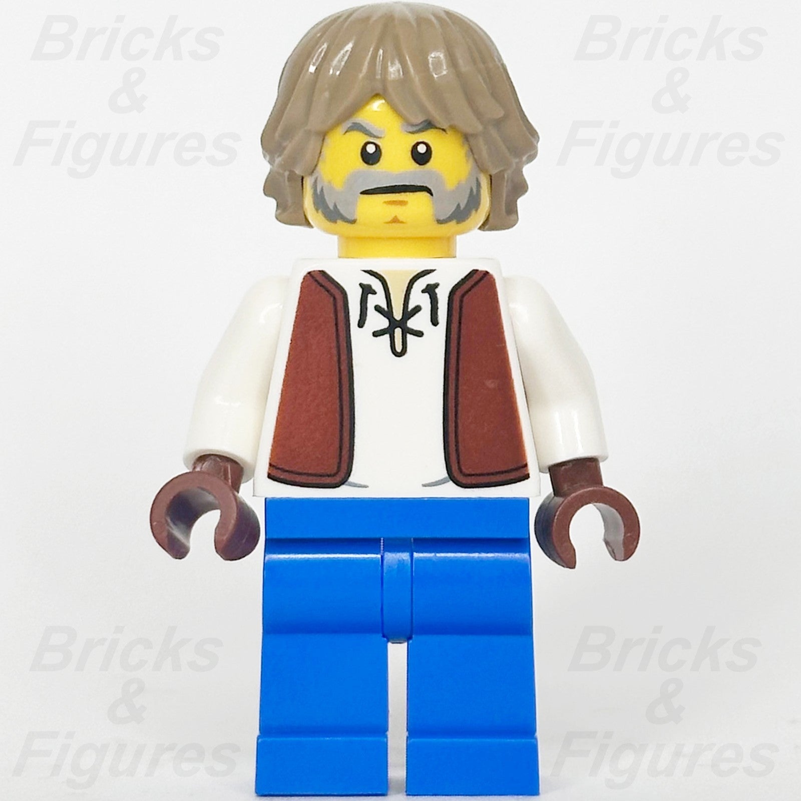 LEGO Castle Horse Knight Blacksmith Minifigure Creator 31168 cas594 Shirt & Vest1