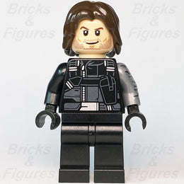 LEGO Marvel Super Heroes Bucky Barnes Winter Soldier Minifigure 76047 Used1