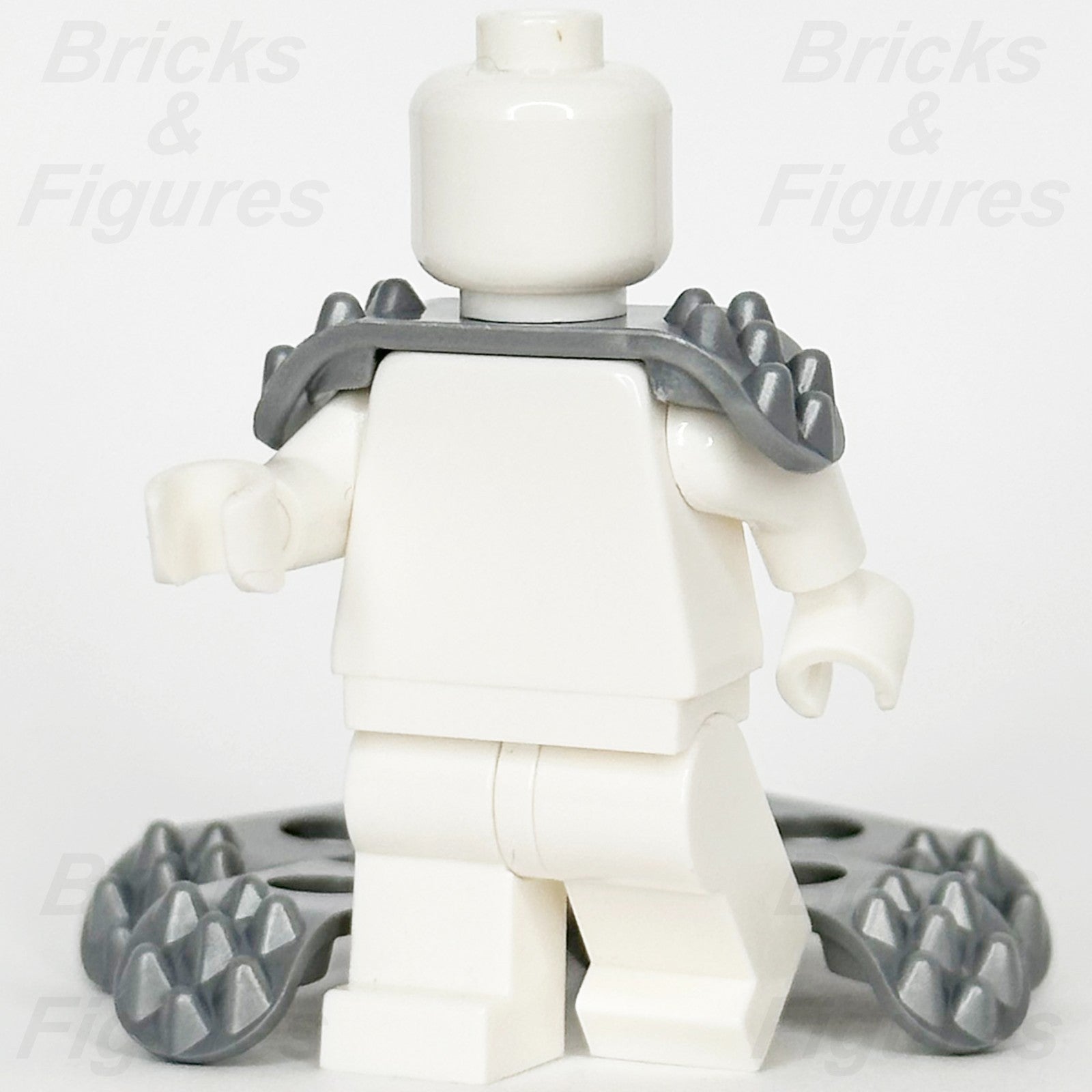 LEGO Shoulder Armour Minifigure Part Flat Silver 88295 Pads w/ Spikes on Top x 51