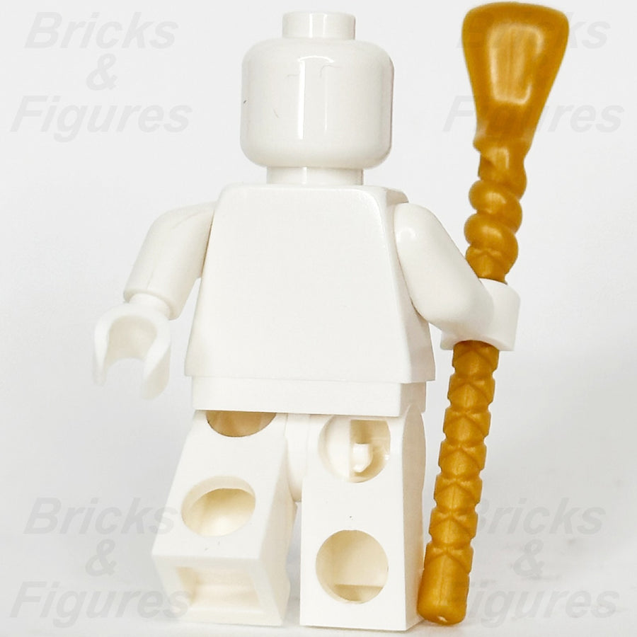 LEGO Pearl Gold Cobra Staff Minifigure Weapon Part 90390 Snake Serpent Head2