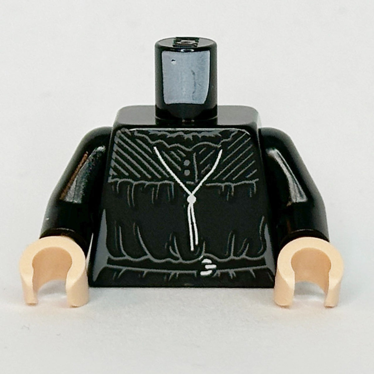LEGO Ideas Black Torso Minifigure Part Bolo Necklace Robe Loose Dress 213550