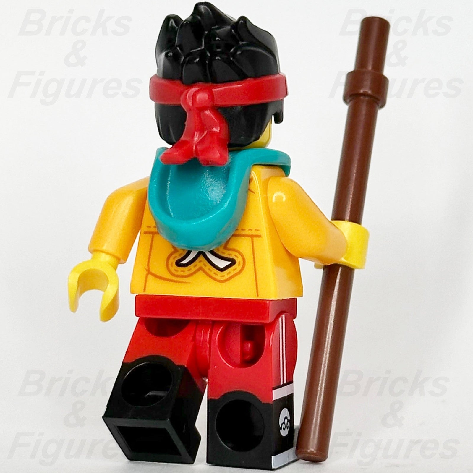 LEGO Monkie Kid Minifigure Open Jacket with Monkey Head Red Face 80024 mk0282