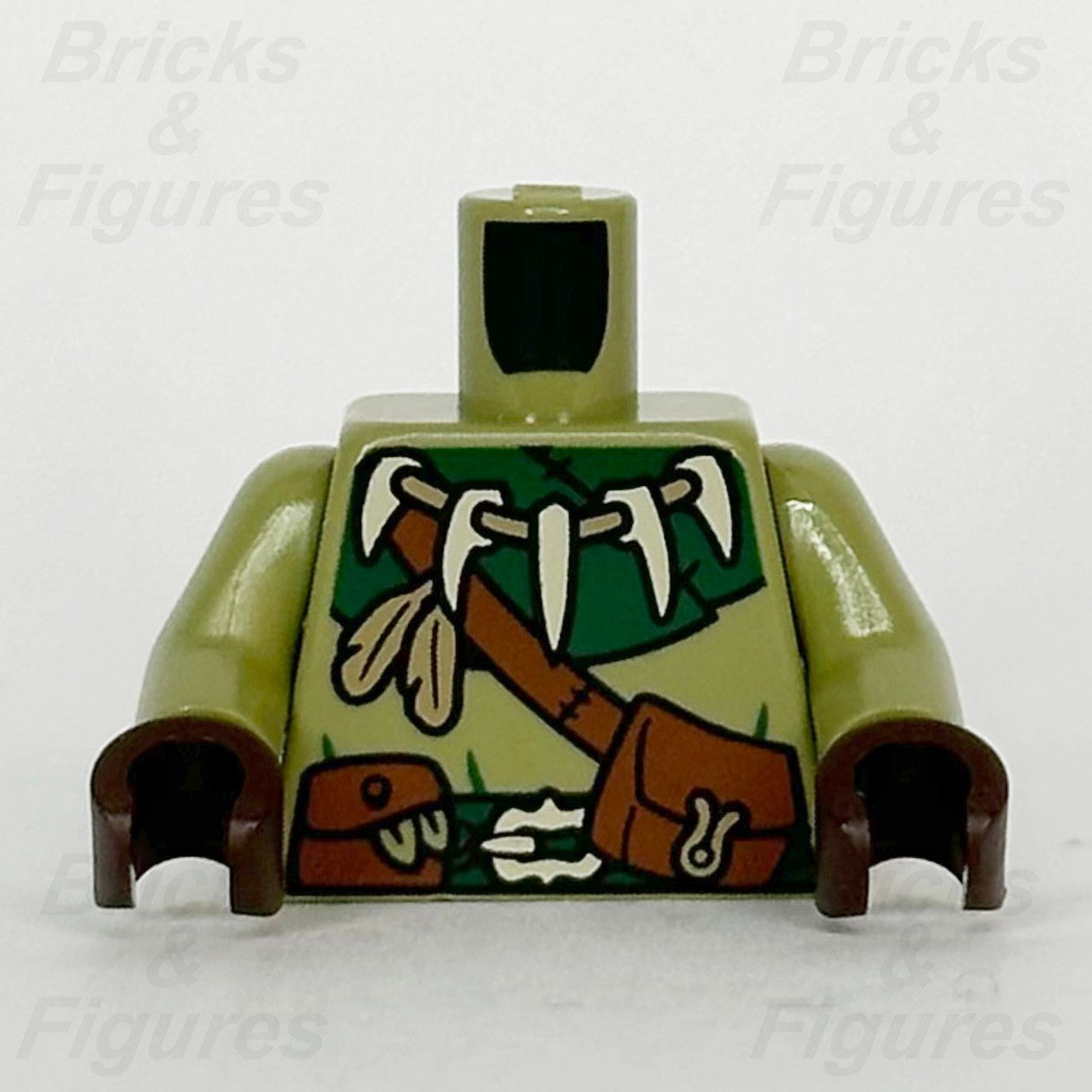LEGO Dungeons & Dragons Halfling Druid Minifigure Torso Part Olive Green 418790