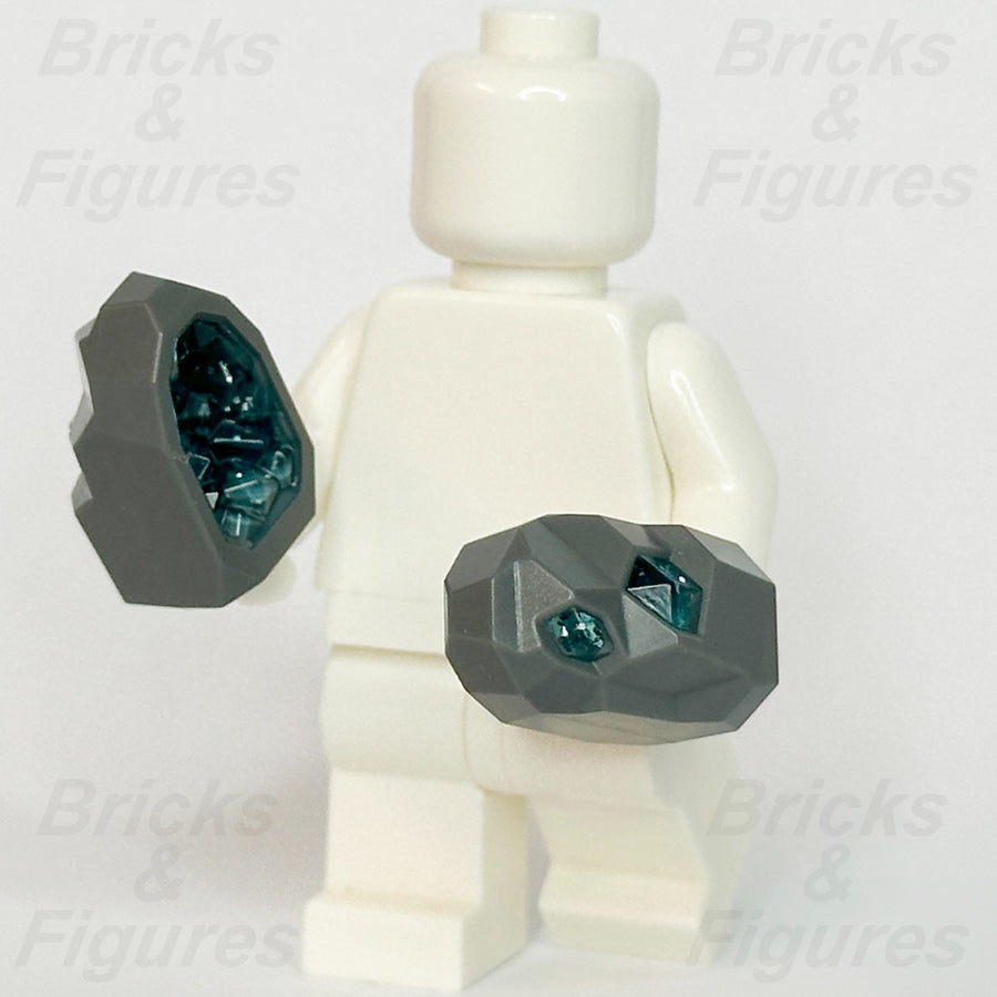 LEGO City Rock Geode Dark Bluish Grey w/ Blue Crystal Part Space Port 60354 x 23