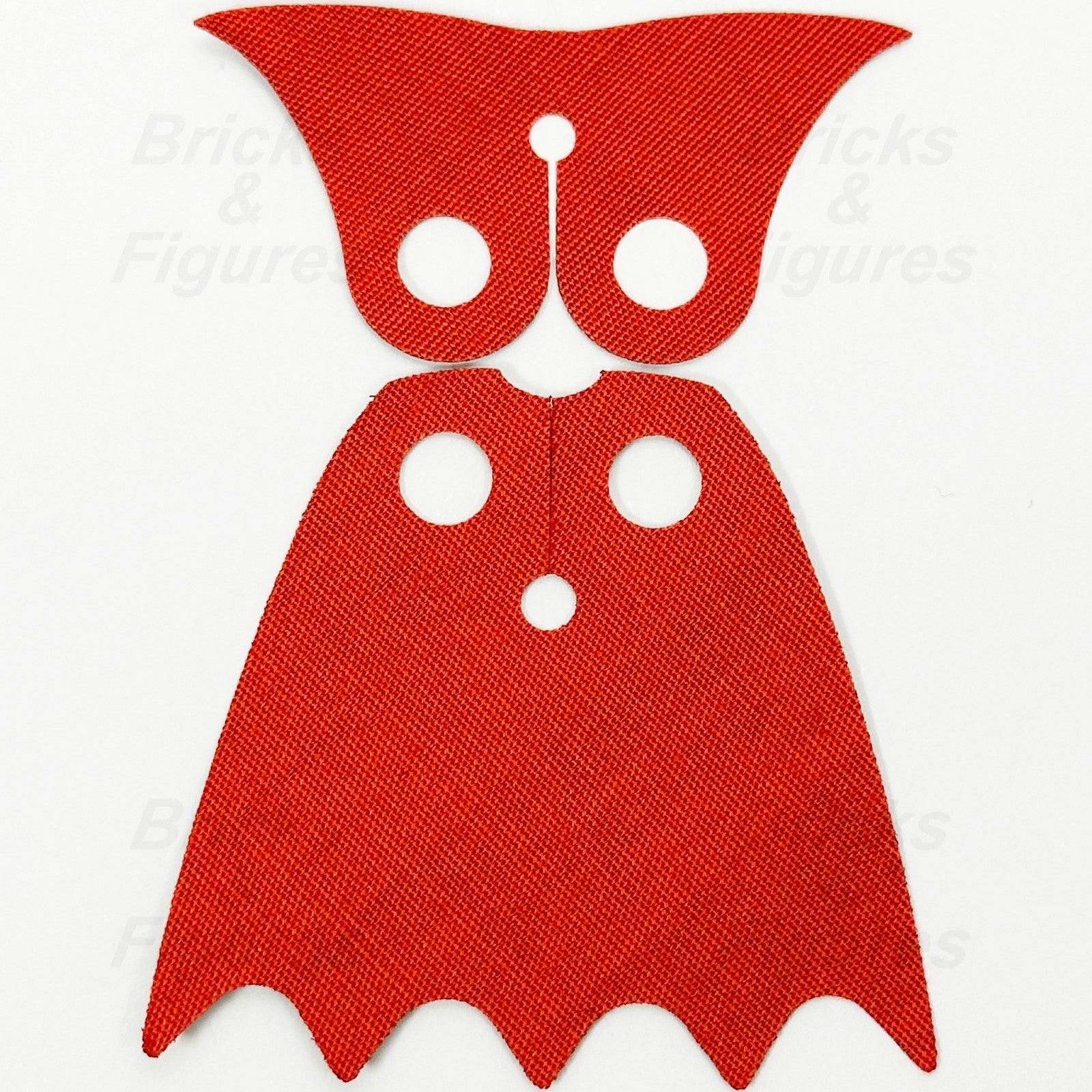 LEGO Vampire Red Black Cape & Collar Minifigure Part Cloth Starched Fabric 759040