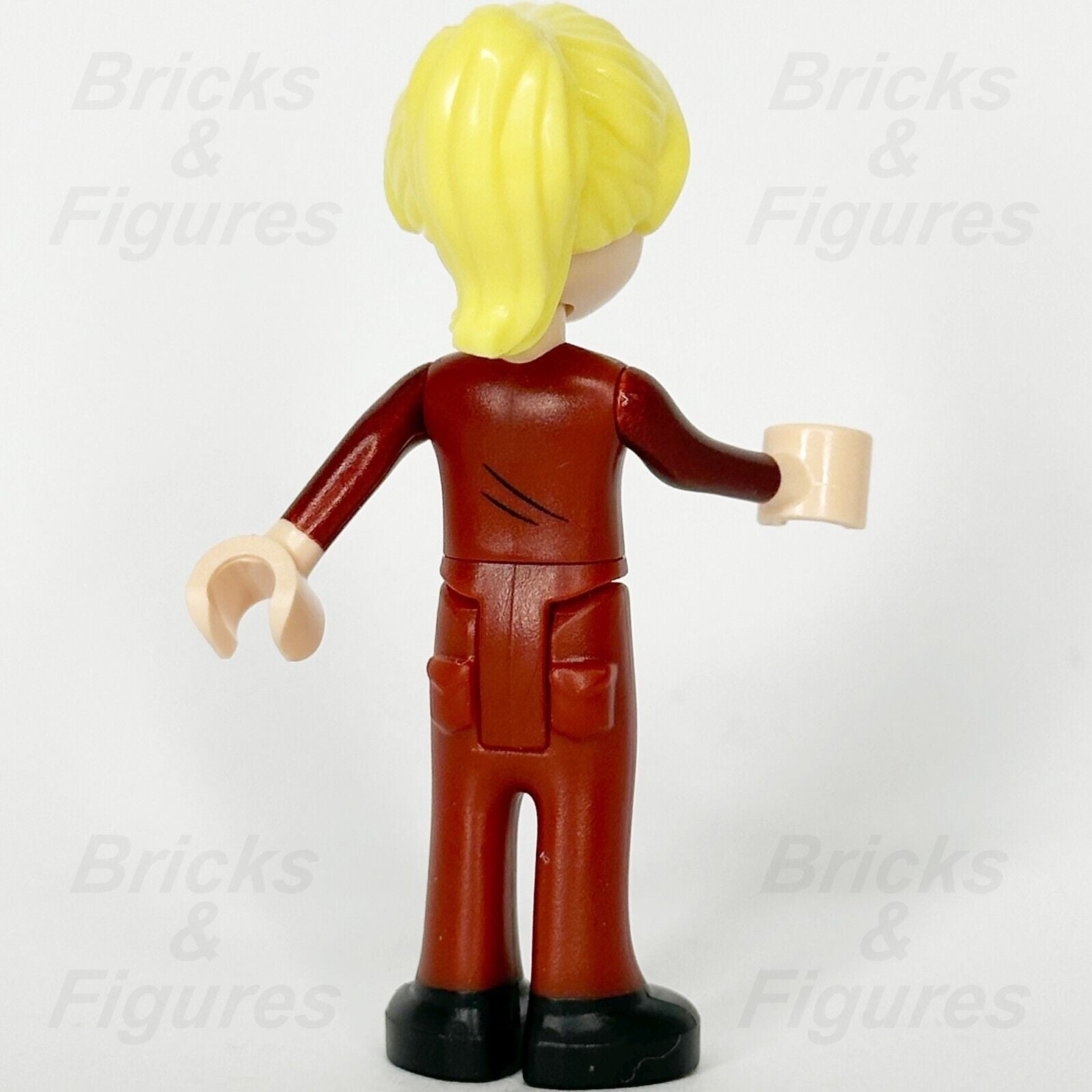 LEGO Friends Stephanie Minifigure Dark Red Usher Uniform Hotel 41684 frnd452 - Bricks & Figures
