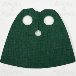 LEGO Minifigure Cape Cloth Part Dark Green Very Short Body Wear Fabric 99464 - Bricks & Figures