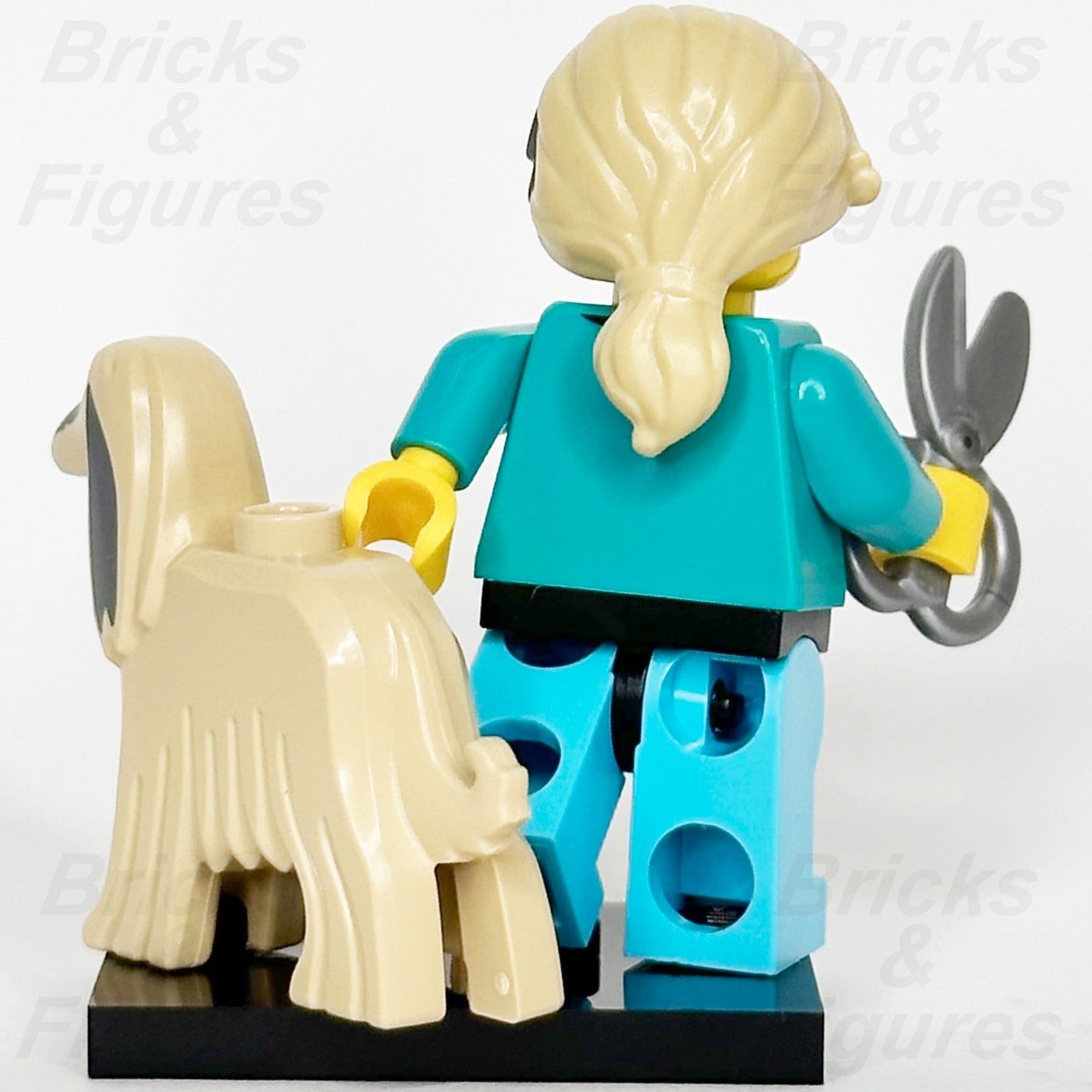 LEGO Minifigures Pet Groomer Series 25 Afghan Hound Dog 71045 col25-12 Minifig2