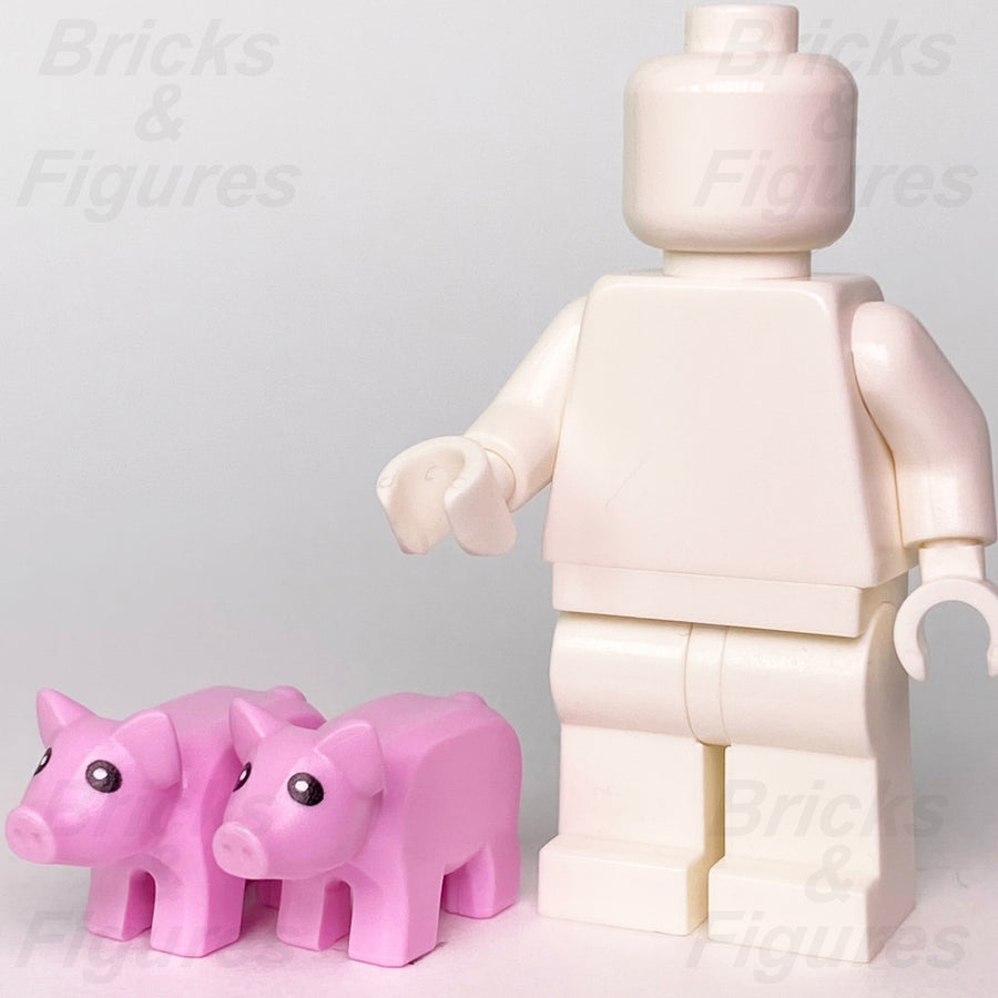 LEGO® City Bright Pink Baby Piglet Animal Minifigure Part Pig Farm 6319751 x 23