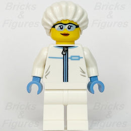 LEGO City Police Forensic Detective Minifigure Female White Jumpsuit 60418 Town1