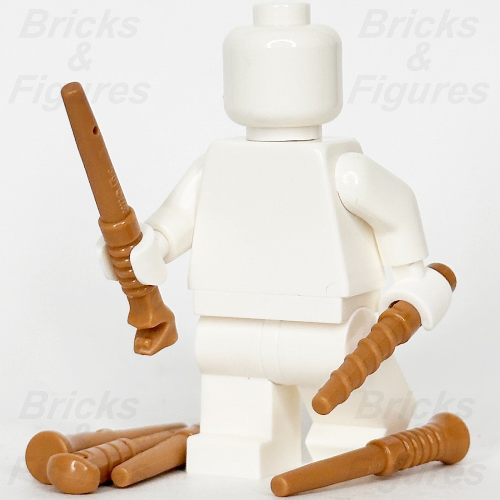 LEGO Harry Potter Wand Minifigure Weapon Part Medium Nougat Pack 5416 76439 x 61