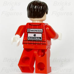 LEGO Creator Ayrton Senna Minifigure Expert F1 Racer Formula One 10330 twn497 - Bricks & Figures