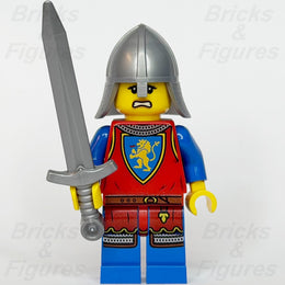 LEGO Castle Lion Knight Minifigure Female Sword 910057 Series 6 bdp278 Scared1