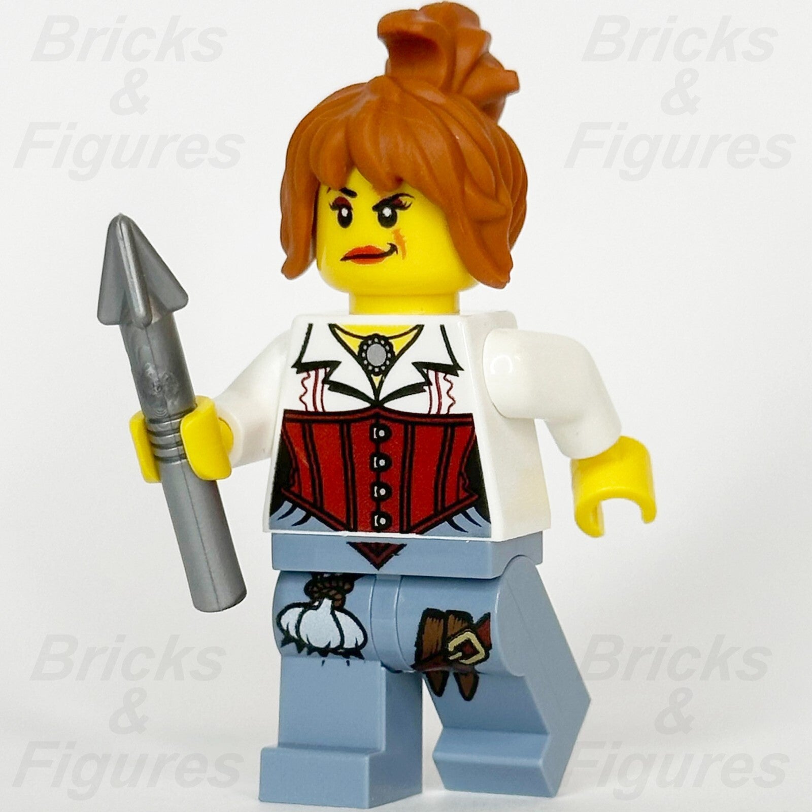 LEGO Monster Fighters Ann Lee Minifigure with Stake Accessory 9462 9467 Used0