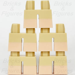LEGO Tan Short Legs Light Nougat Boots Minifigure Part Hip Hobbit Dobby x 51