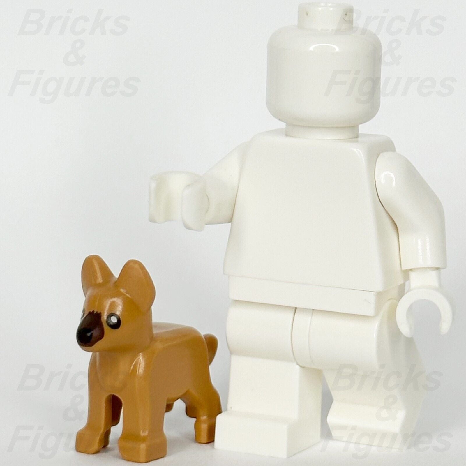 LEGO City German Shepherd Puppy Dog Animal Minifigure Alsatian 60398 60369 - Bricks & Figures