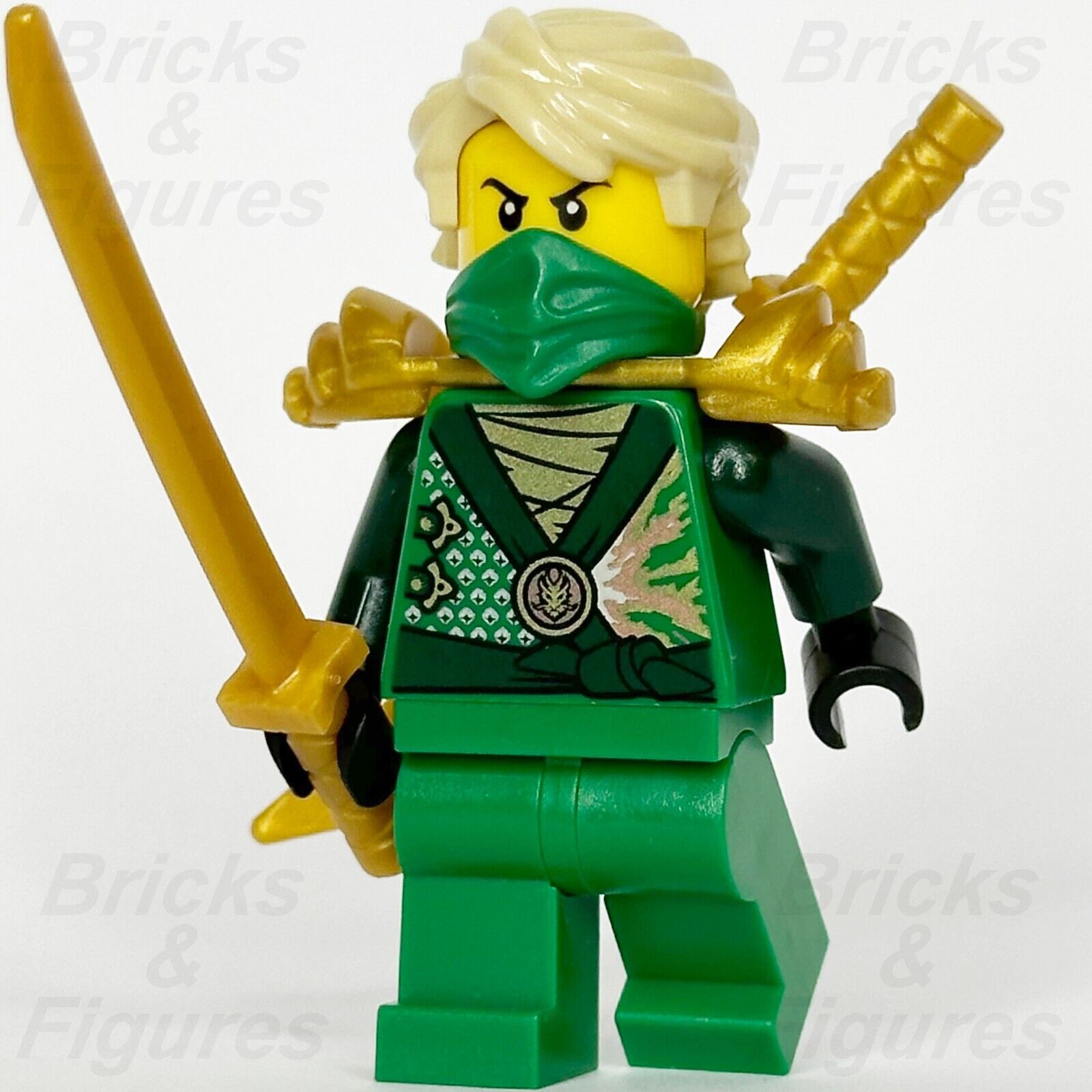 LEGO Ninjago Lloyd Minifigure Techno Robe Rebooted The Green Ninja 70722 njo087 - Bricks & Figures