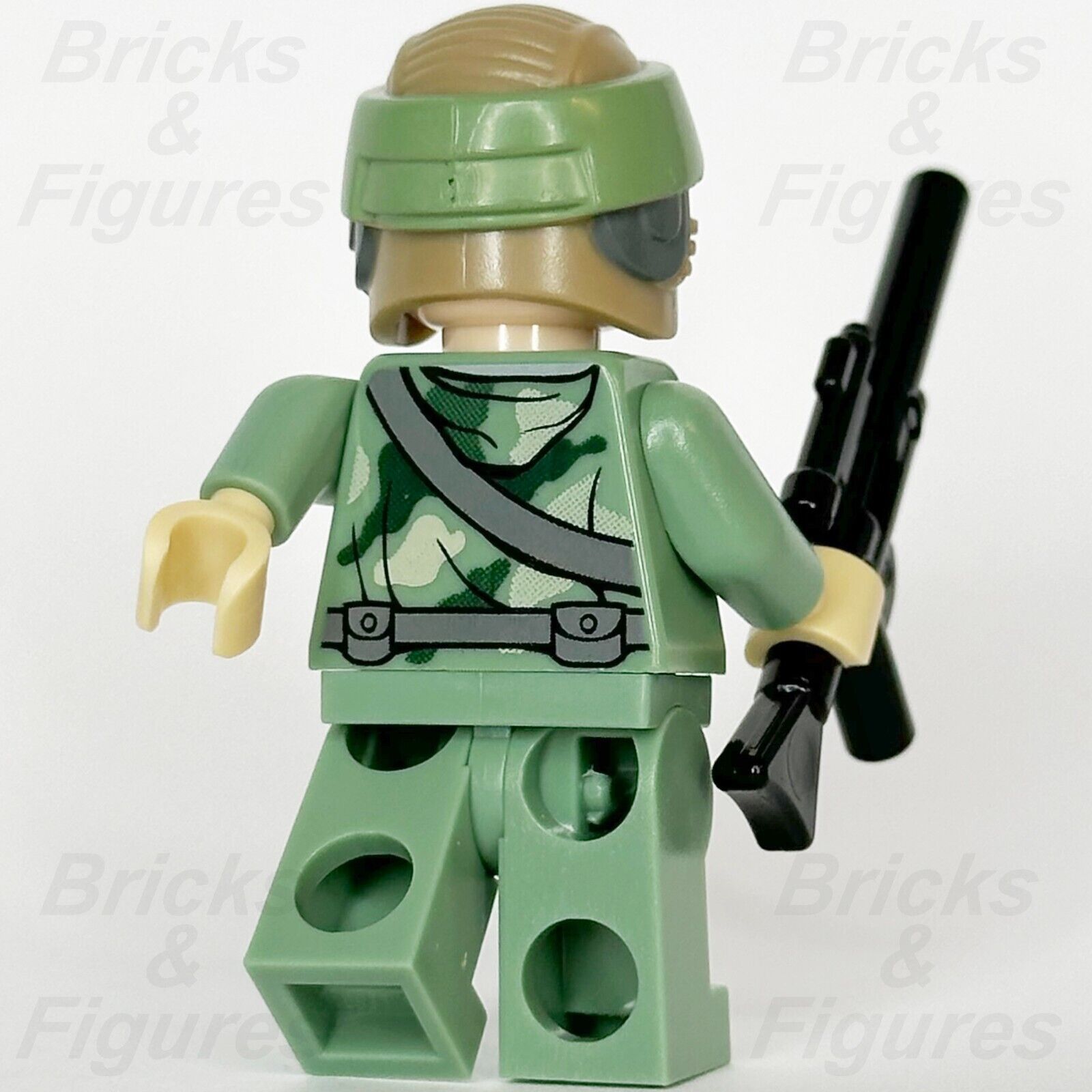 LEGO Star Wars Endor Rebel Commando Minifigure Stubble Trooper 9489 sw0368 - Bricks & Figures