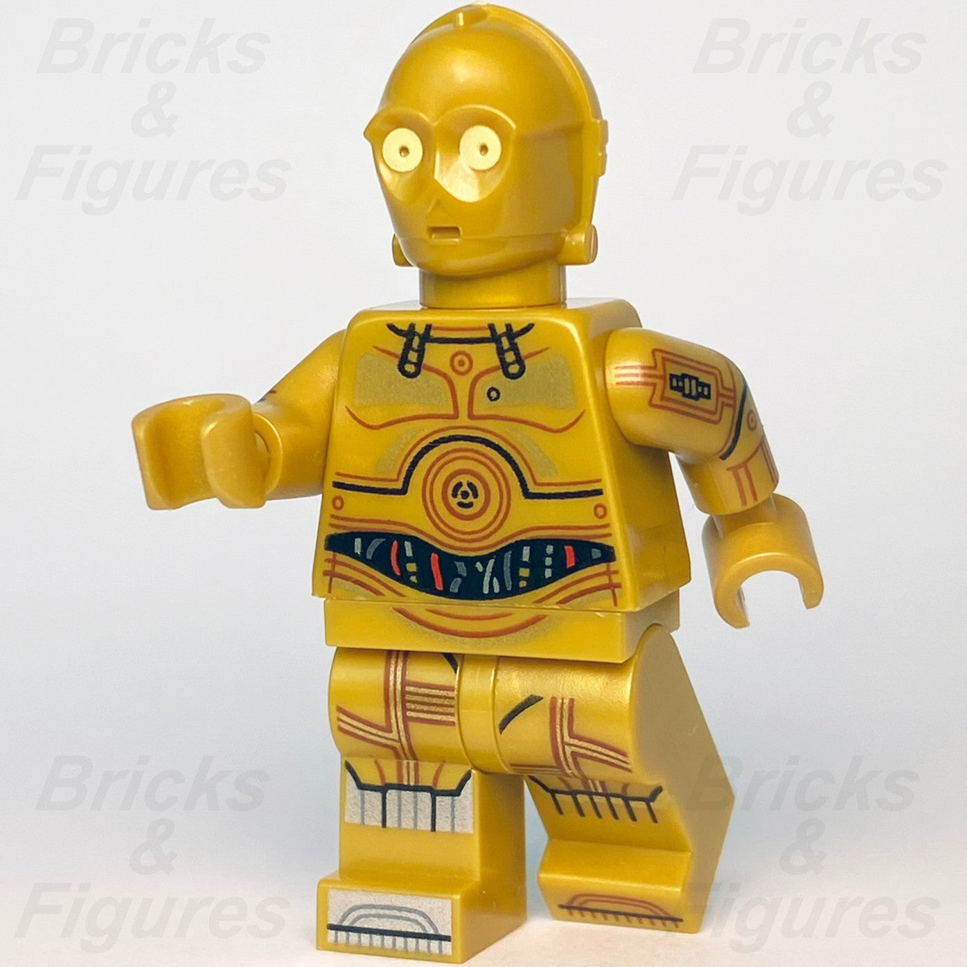 LEGO Star Wars C-3PO Minifigure Protocol Droid Printed Arms sw1201 75365 753390