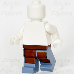 LEGO Minifigure Sand Blue Reddish Brown Legs Part Plain Hips 6120224 219022