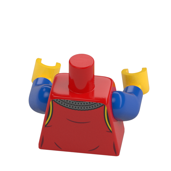 LEGO Minifigure Torso Part 6406251 76382 Castle Lion Knight Body 10305 103321