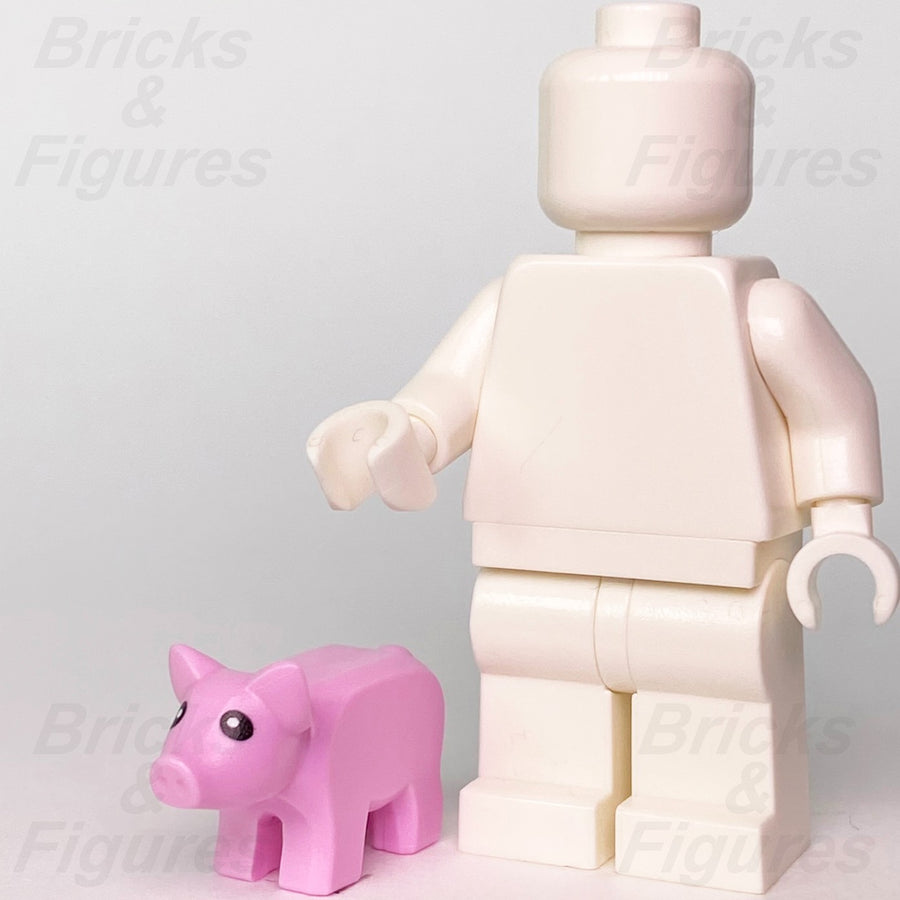 LEGO® City Bright Pink Baby Piglet Animal Minifigure Part Pig Farm 63197513