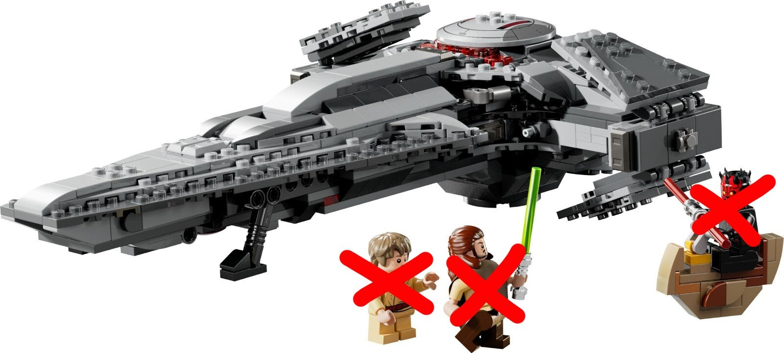 LEGO Star Wars Darth Maul's Sith Infiltrator Set 75383 NO MINIFIGURES, NO BOX2