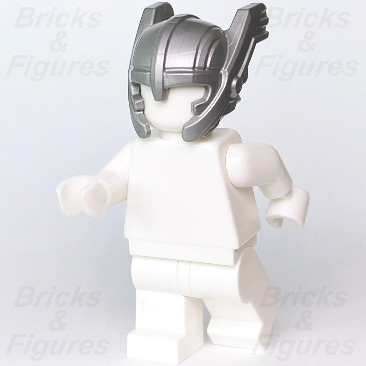 LEGO Super Heroes Thor Helmet Minifigure Part Flat Silver 30982 76169 Marvel1