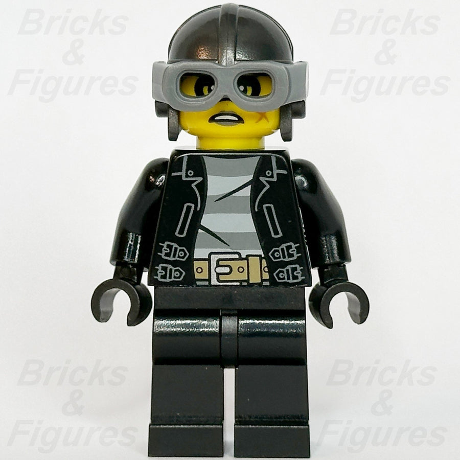 LEGO City Clara the Criminal Minifigure Police Crook Aviator Cap 60276 cty12561