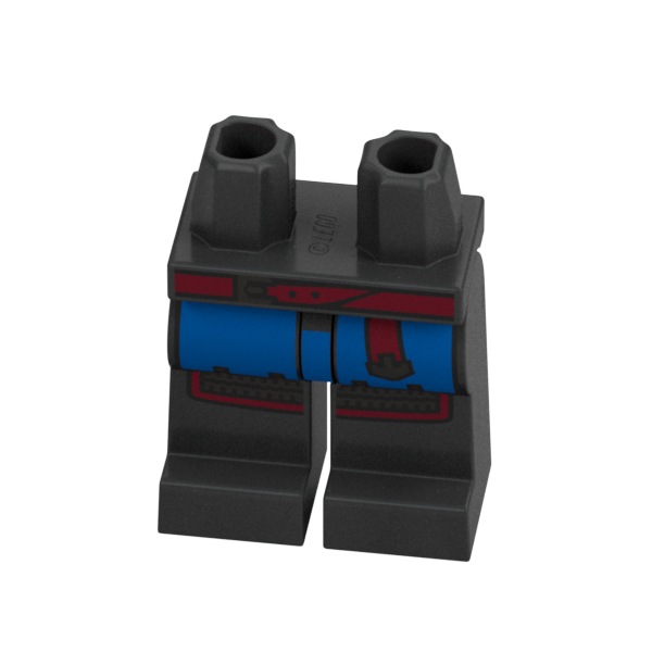 LEGO Minifigure Legs Part 6335666 75101 Castle Black Falcon Pearl Dark Grey x 1 - Bricks & Figures