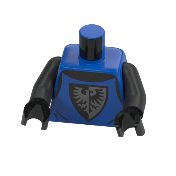 LEGO Minifigure Torso Part 6335192 76382 Castle Black Falcon Body Blue x 1 - Bricks & Figures