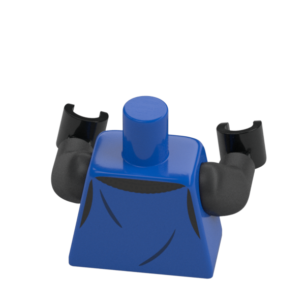 LEGO Minifigure Torso Part 6335192 76382 Castle Black Falcon Body Blue x 1 - Bricks & Figures